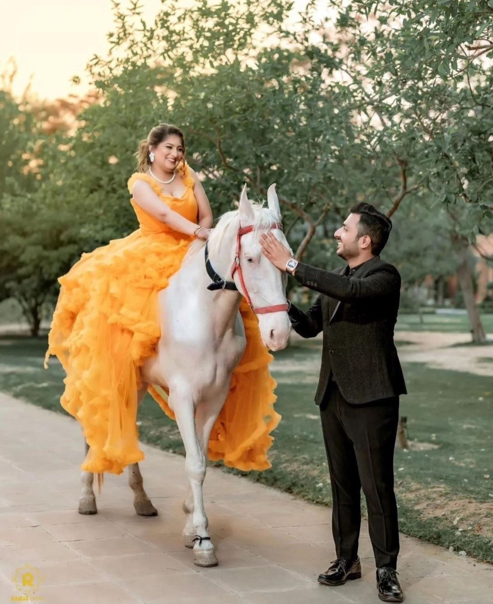 Traditional haldi ceremony photography by Bright Luxe Salon &amp; Studio, Mahendergarh