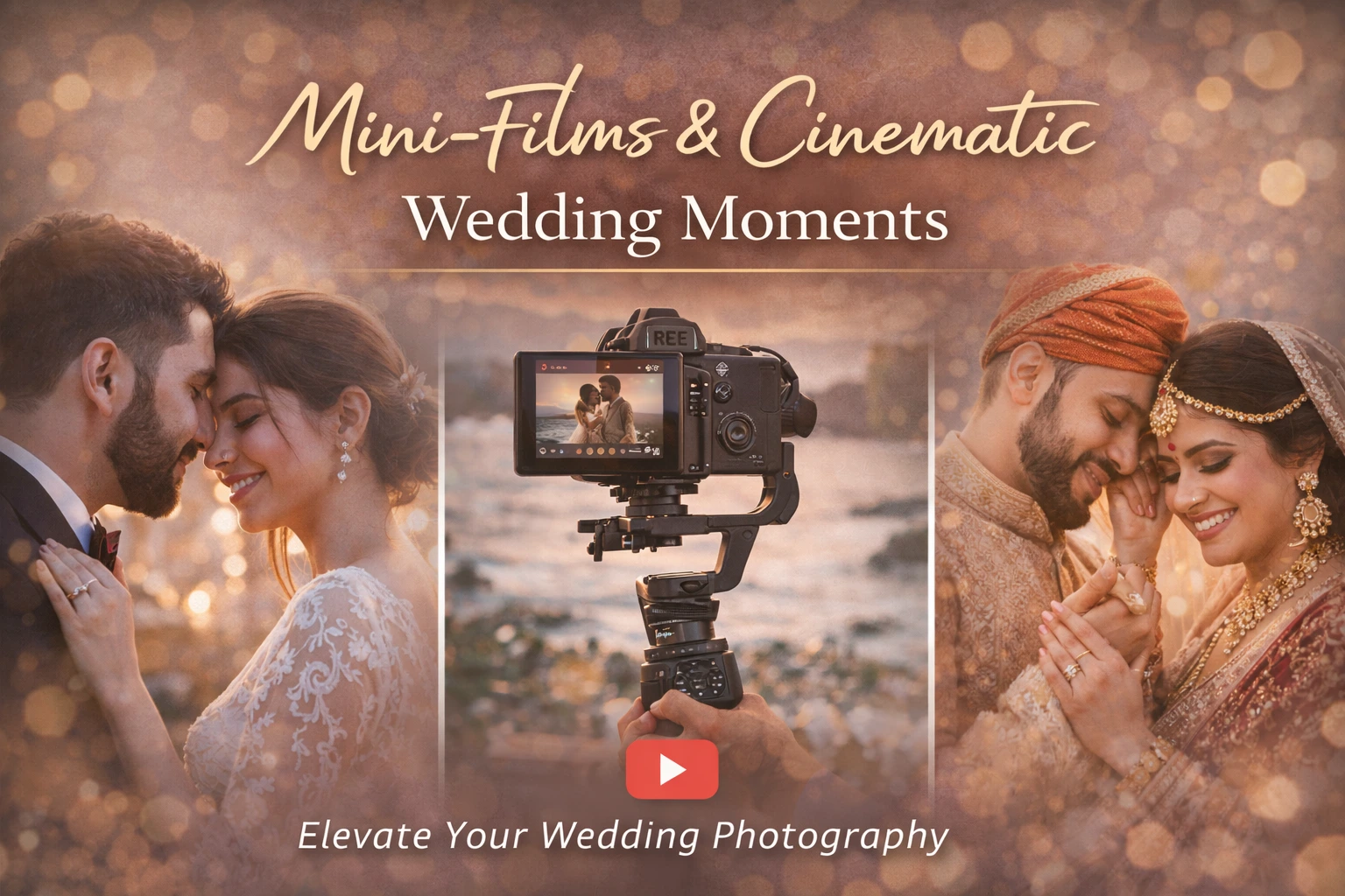 Candid wedding photography capturing real emotions and authentic moments by Bright Luxe Salon &amp; Studio in Mohindergarh.